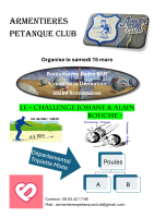 X3 Départemental Mixte - Challenge Josiane et Alain BOUCHE - Armentières